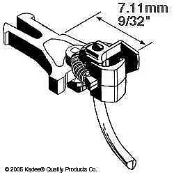 Kadee 17 NEM362 European Coupler Short 7.11mm (2pr) HO • £12.05