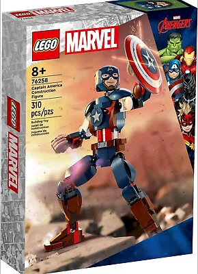 LEGO Marvel: Captain America Construction Figure (76258) - Brand New / Sealed ✅ • £18.95