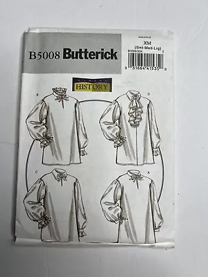 Butterick Pattern B5008 Men Renaissance Shirt Historical Costume Size S-L UC/FF • $12