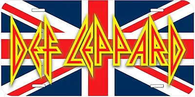 UK Flag  Def Leppard Novelty Car License Plate • $17.95