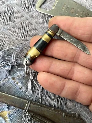 Antique Miniature Pocket Knife Signed On Blade • $25