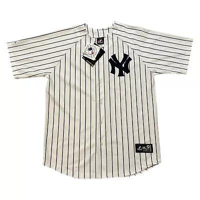 Majestic MLB Mens New York Yankees Pinstripe Mark Teixeira Jersey Sz 18/20 New • $39.99