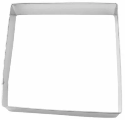 Square 4'' Cookie Cutter Metal Pie Pizza • $2.66