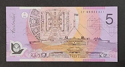 Australia 2008 $5 Banknote Stevens/Henry R221b UNC #3-103 • $12