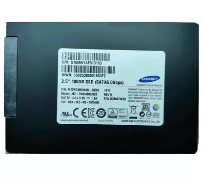 $27.50 • Buy Samsung SSD 960GB 500GB 480GB 128GB Solid State Drive SATA 6GBPS 2.5 