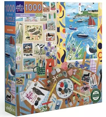 Seabirds Jigsaw Puzzle 1000 Piece - EeBoo • $57.24