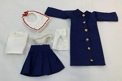 6 Piece Sailor Mariner MSDBJD Doll Clothes Outfit Red White & Blue Outerwear • $35.25