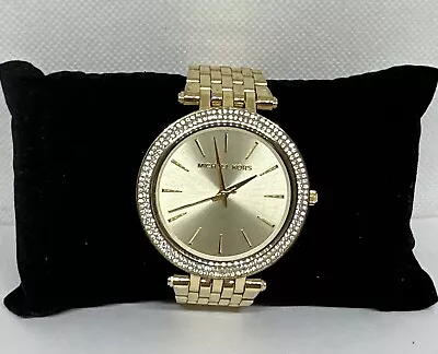 Michael Kors Darci MK3191 Women's Gold Stainless Steel Analog Dial Watch NUL12 • $59.99