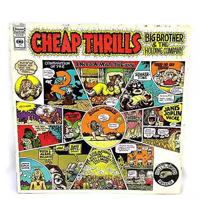 Janis Joplin-cheap Thrills-lp-gf-2 Eye-r Crumb Cover-kcs 9700 Rare • $29.99