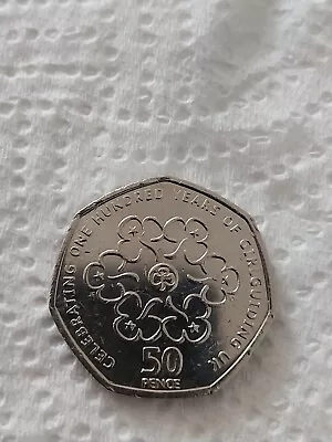 Girl Guiding 50p - 2010 Coin Celebrating 100 Years Of Girlguiding UK Collectable • £70