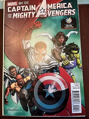 $8 • Buy Captain America And The Mighty Avengers 1 Wizard World Tulsa Exclusive