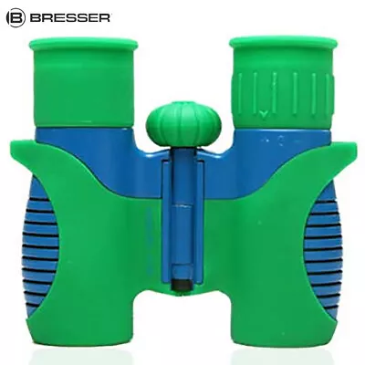 Bresser 6x21mm Green Blue Outdoor Science Compact Binoculars Gift 88-10621 • $59.99