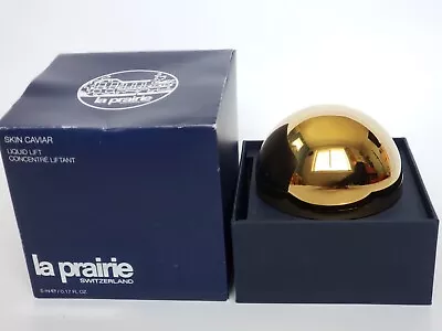 La Prairie Complimentary Golden Sphere Gift In Box Skin Caviar Lift Container • $50