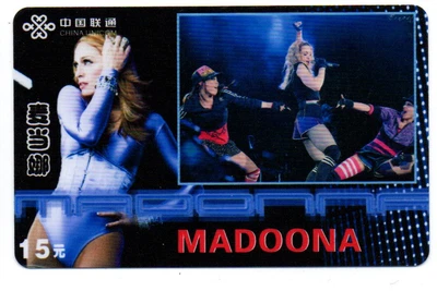 £1.75 • Buy China: Phone Card - Madonna Louise - Sexy Girl - US Singer/188