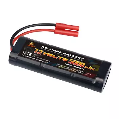 7.2V 5000mAh NiMH RC Battery Pack Compatible With Banana Connector For Redcat... • $52.53