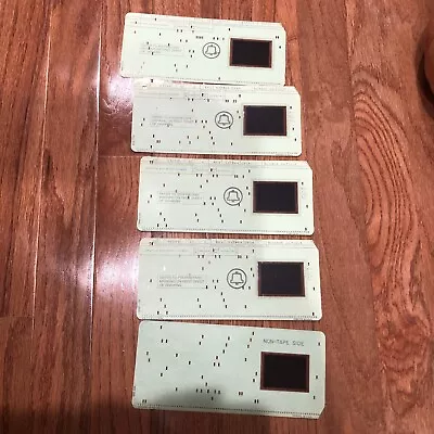 10 Vintage Computer Punch Cards With Microfiche Microfilm Mm • $20