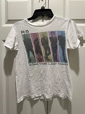 R5 Band Tour Concert T Shirt Youth Sometime Last Night 2015 White **read** • $9.95