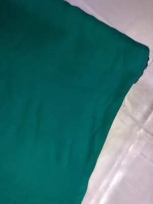 1 Meter Teal Green Lining Fabric 45” Wide Dress Crafts Matte • £3.99