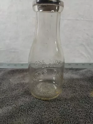 Victor J Lucas One Pint Lucas Dairy Grafton West Virginia Bottle With Cap • $85.99