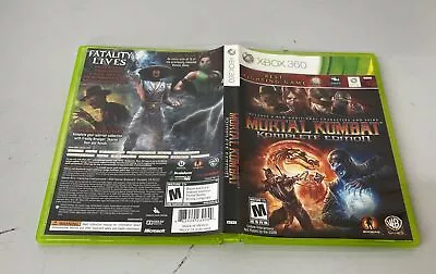 Microsoft XBOX 360 Game : Mortal Kombat Komplete Edition (TESTED & WORKS) • $9.99