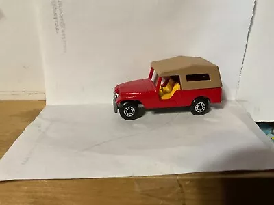 Matchbox SF #53 The CJ6 Jeep It’s Color Is Red With Yellow Interior 1977. • $6.79