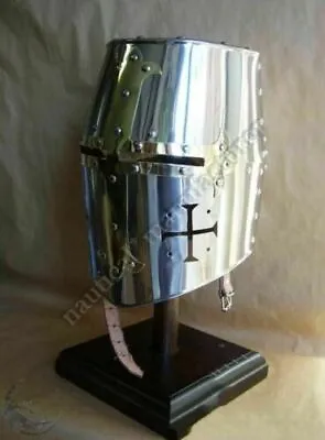 Medieval Sugar Loaf Crusader Armor Helmet  Knight Templar Knight Helmet Gift  • $120.37