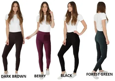£14.29 • Buy Ex M&S Pull On Soft Cotton Stretch Velour Loungewear Yoga Pants Leggings Cord