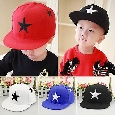 £7.91 • Buy Kids Baby Boys Girls Baseball Cap Hip Hop Snapback Toddler Adjustable Sun Hats