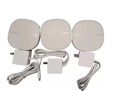 Samsung SmartThings Wifi ZWave Zigbee Mesh Network 3-pack Used • $50