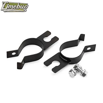 Classic Rear Bolt On Brake Line Brackets / Clamps Axle Tube Pair VW • $36.01