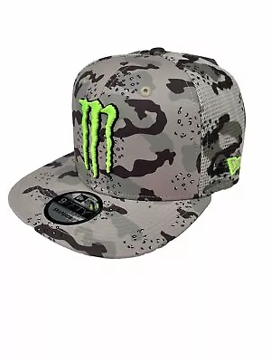 Monster Energy New Era Authentic Desert Chocolate Chip Camo NWT Hat Cap 9FIFTY • $52.70