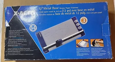 $30 • Buy X-ACTO 12” Metal Base Rotatory Paper Trimmer, 14 Sheets, 3 Blades, 12x7 (26512)