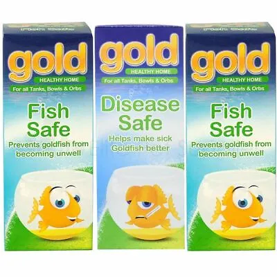 Interpet Gold Fish Tap Disease Safe Water Aquarium Tank Treatments • £5.89