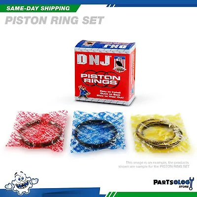 DNJ PR104 Standard Piston Ring Set For 91-96 Eagle Mitsubishi Mirage 1.5L SOHC • $39.09