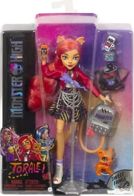 Monster High Cat Toralei Stripe Collectible Doll With Pet & Accessories • $22.95