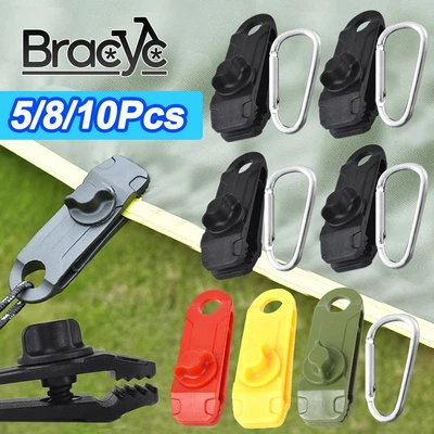$17.99 • Buy New 8/10pc Tarpaulin Clip Tent Canopy Buckle- Best Outdoor Wind Rope Tarp Clamps