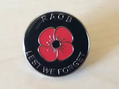 £1.99 • Buy RAOB - Lapel Badges - 2022 RAOB Poppy Badge