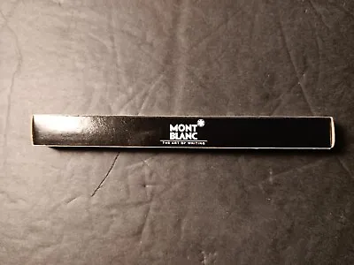 New In Box Montblanc 16210 Black Ink Rollerball Pen Refill  • $15