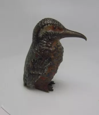 Cold Painted Bronze Kookaburra Or Kingfisher Bird • £35