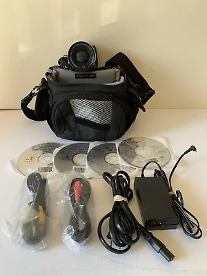 Canon Vixia HF S10 HD NTSC Digital Camcorder Camera Dual Flash Memory 32GB • $175