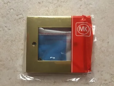 MK Alloy Savoy Plus K5092 PBS Data Telecom Frontplate 2 Module Polished Brass • £3.99