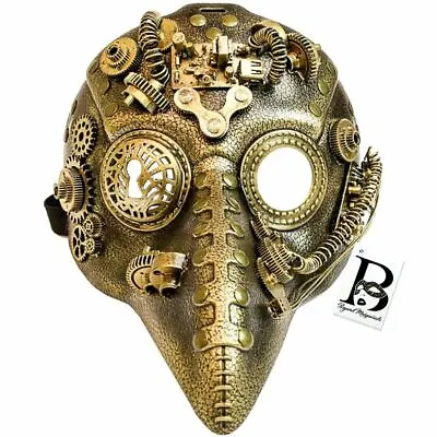 Plague Doctor Mask Steampunk Bird Masquerade Ball Mask Mad Max Cosplay Halloween • $28.01