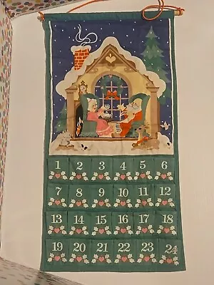 Vintage 1987 Avon Countdown To Christmas Advent Calendar NO MOUSE Holiday Wall • $50