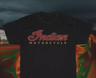 New Shirt Indian Motorcycle Logo Men's Black T- Shirt USA Size S To 5XL • $18