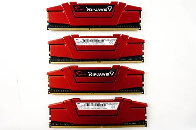 G.Skill Ripjaws V 16GB Kit (4GB X 4) DDR4 2400 Memory RAM CL15 | Fast Ship U... • $26.97