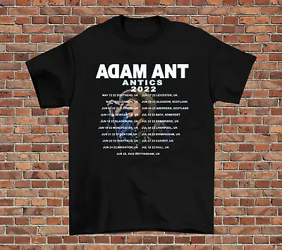 $19.94 • Buy Adam Ant Antics Tour 2022 Gift For Fan Black All Size Unisex Shirt AG358