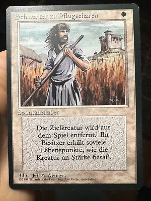 German Fbb • Swords To Plowshares • Unplayed • Mtg • $70