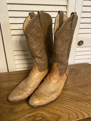 Men’s Tony Lama Vintage Cowboy Boots Preowned Size 9.5B Beautiful Used Look • $65