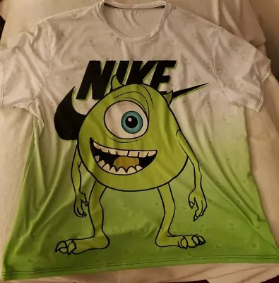 Mens Disney Monsters Inc Mike Wazowski Nike Tshirt Size 4X • $45