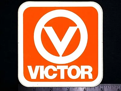 VICTOR Gaskets & Oil Seals - Original Vintage 1960's 70's Racing Decal/Sticker • $5.50